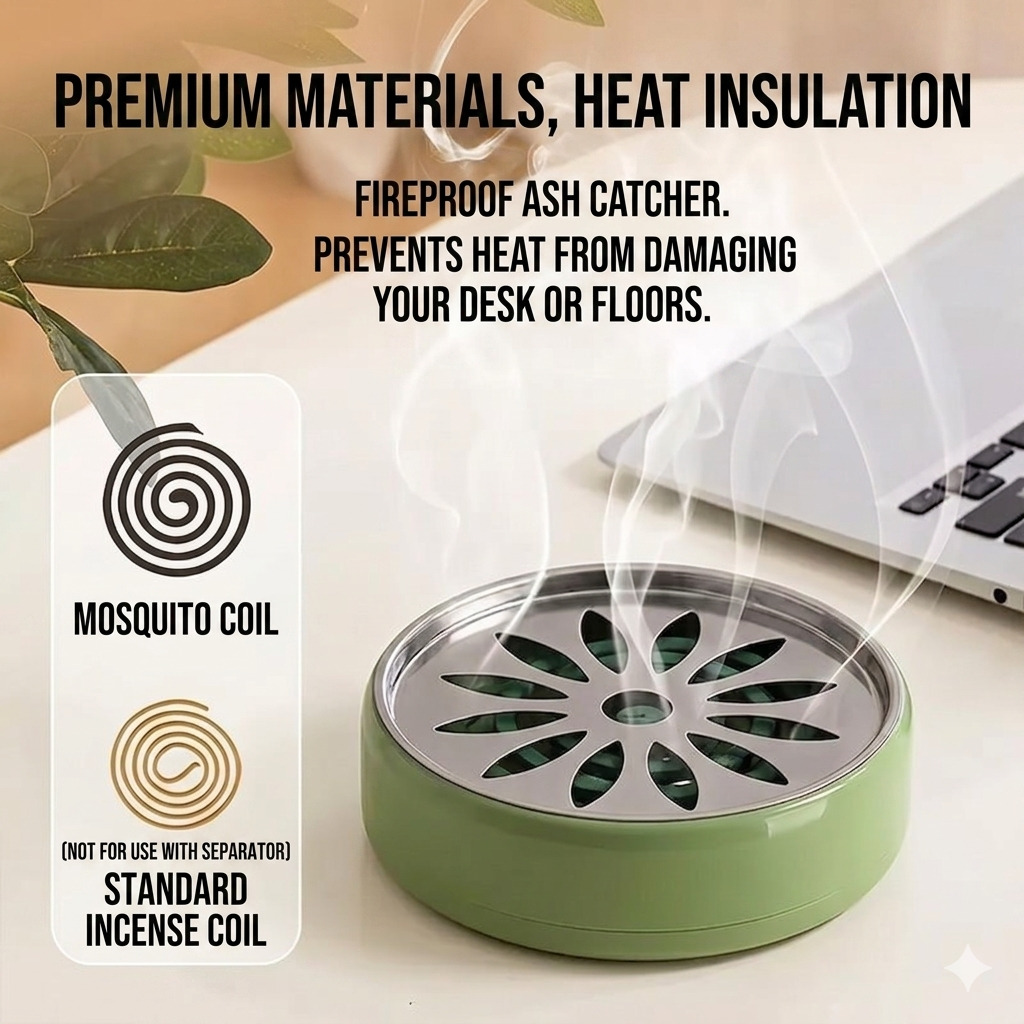 Mosquito Coil Holder with Coil Separator