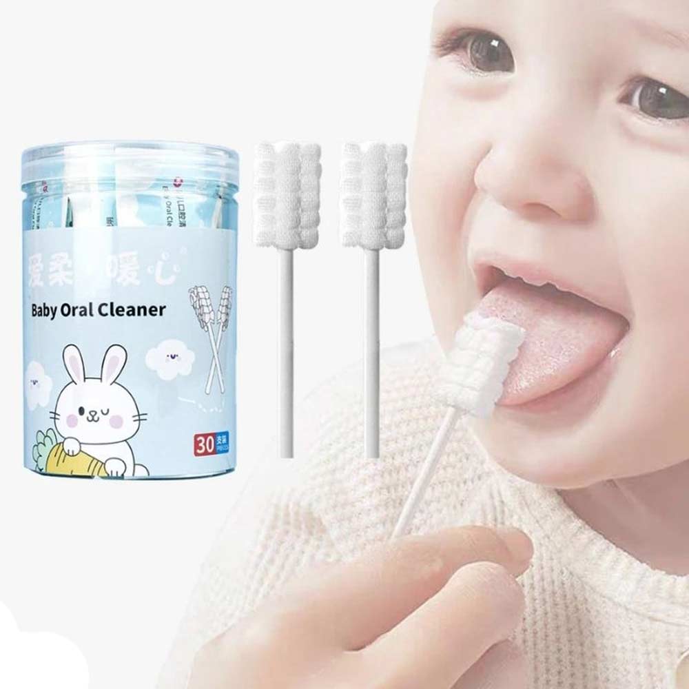 Disposable Baby Oral Cleaner Stick (30 Pcs Pack)